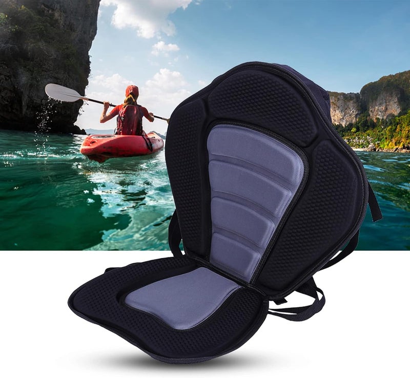 woobles Kayaking Seat, Comfortable Padded Kayak Seat+Detachable Canoe Backrest Sit Bag - Image 1